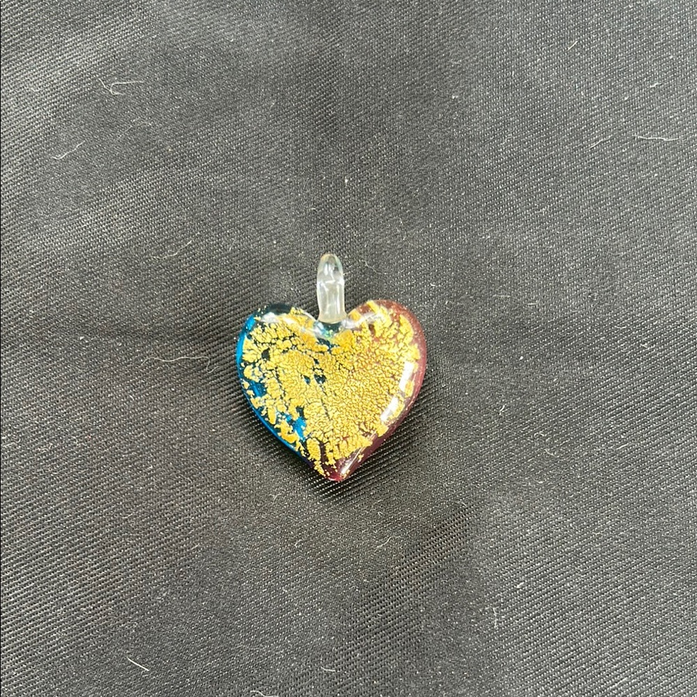 Heart-Shaped Multicolor Pendant